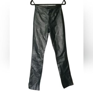 Wilson Black Leather Pants. Size 4